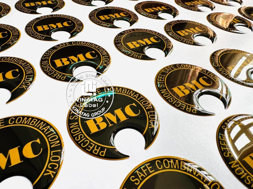 Tem decal nhựa chống nước - hình thực tế 1